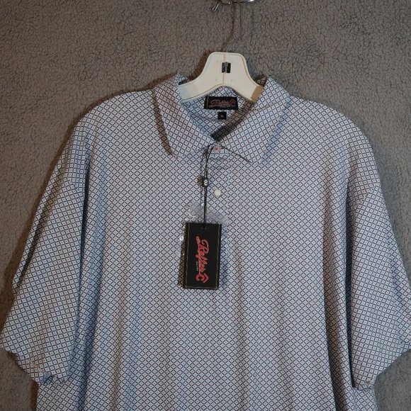 Rafter Men's Gray Blue Polo Shirt Size XL - Picture 3 of 10